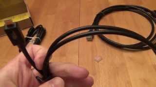 AmazonBasics HighSpeed HDMI to Micro HDMI Cable Review [upl. by Haelak420]