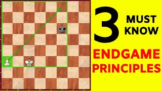 3 Chess Endgame Principles Especially For Beginners [upl. by Cirdet]