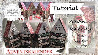 DIY  Adventskalender  Advent Calendar  Papier aus meinem Action Haul  Christmas  Tutorial [upl. by Santoro662]