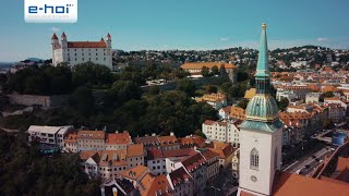 Bratislava  die slowakische Hauptstadt an der Donau [upl. by Swart457]