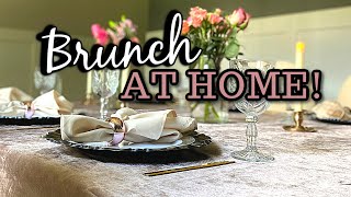 DIY BRUNCH IDEAS AT HOME Brunch Party Ideas amp Affordable Table Decor [upl. by Garlanda]