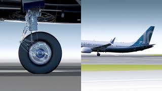 How the 737 MAX 10 landing gear works [upl. by Acenes]