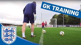 Four Keeper Drill Crosses amp More at Goalkeeper Training  Inside Training [upl. by Nisior]