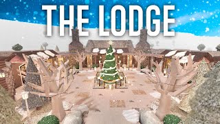 The Lodge Winter Mansion • Bloxburg Speed Build No Gamepass [upl. by Ferguson]