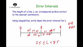 Error Intervals  Corbettmaths [upl. by Mckinney]