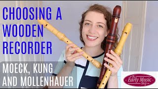 Choosing a wooden recorder Moeck Mollenhauer and Küng review  Team Recorder [upl. by Eidda]