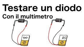 Come provare un diodo con il tester [upl. by Hickey]