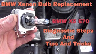 BMW Xenon Bulb Failure And Replacement [upl. by Anet406]