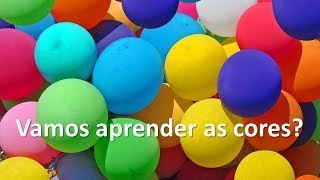 As cores em português vamos aprender as cores [upl. by Ahsiad]