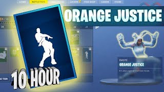 「10 Hour」 Orange Justice Fortnite Emote [upl. by Joycelin]