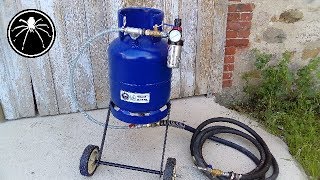 ► Fabrication dune Sableuse  DIY Sandblaster [upl. by Shinberg]