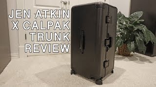 LUGGAGE REVIEW Jen Atkin x Calpak Trunk [upl. by Minsat]