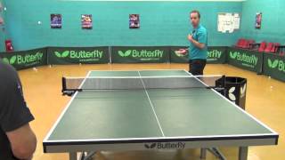 How to Play Table Tennis Returning Serve [upl. by Orodisi]