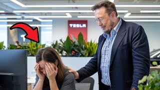 Elon Musk Goes Undercover at His Tesla Factory  He Stops When He Hears an Employee Crying [upl. by Nyltak]