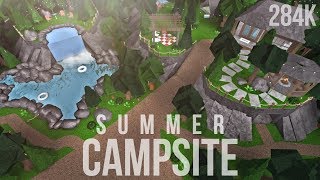 Bloxburg Summer Campsite 284K [upl. by Ytirahc]