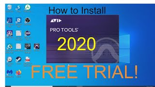 How to install Pro Tools 2020 Windows 10 [upl. by Elynad550]