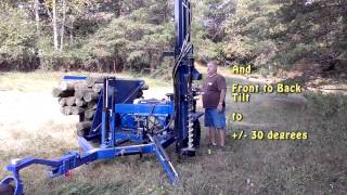 Fence Post Driver  SelfPropelled Extreme Driver [upl. by Dearden]