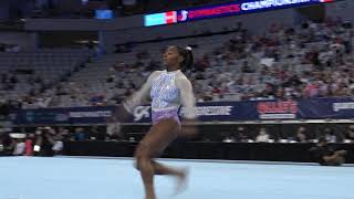 Simone Biles  Floor Exercise  2021 US Gymnastics Championships  Senior Women Day 1 [upl. by Bigelow117]