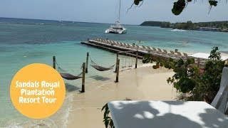 Sandals Royal Plantation Adults Only All Inclusive Jamaica Resort Tour [upl. by Ettigdirb934]