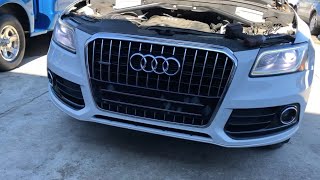 Audi Q5 headlight bulbs replacement  Q5Q7Xenon [upl. by Nohsav]