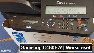 Samsung Xpress C480FW – Werksreset  DIY  How To  TUTORIAL [upl. by Boudreaux516]