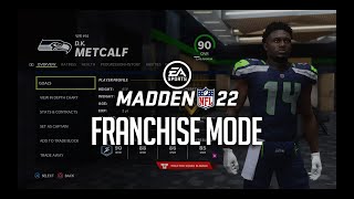 Madden NFL 22  Introduction To Franchise Mode │ PS4 [upl. by Aisekal726]