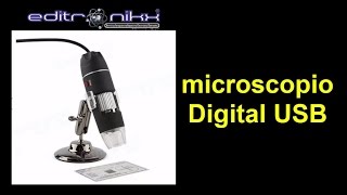 microscopio digital usb [upl. by Adilen]