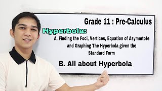 PreCalculus Conic Section  HYPERBOLA [upl. by Irene]