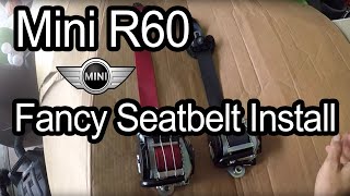 DIY Mini Countryman R60 seat belt replace [upl. by Burnie]