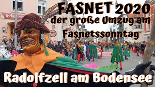 Radolfzell  Fasnet 2020  Der große Umzug am Fasnetssonntag [upl. by Close]