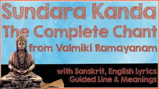 Complete Chant of SundaraKanda from Valmiki Ramayanam in Sanskrit [upl. by Gittle]