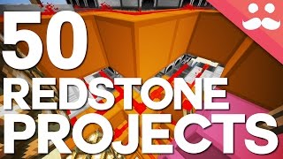 50 Redstone Projects You Can Build in Minecraft [upl. by Aicillyhp]