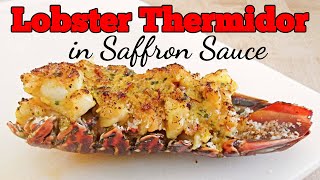 Lobster Thermidor in Saffron Sauce  PoorMansGourmet [upl. by Lisab]