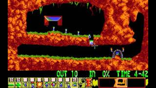 Lemmings PC  Level 1 Just dig [upl. by Davis875]