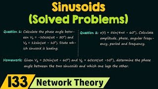 Sinusoids Solved Problems [upl. by Ainna]