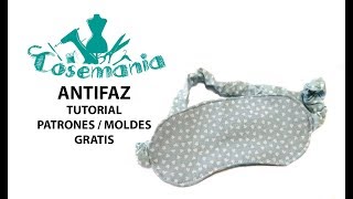 ANTIFAZ  Patrones o moldes gratis [upl. by Natty]