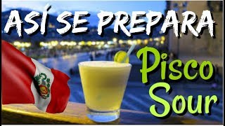 PREPARANDO PISCO SOUR  MARACUYA SOUR  100 PERUANO [upl. by Wendelin]