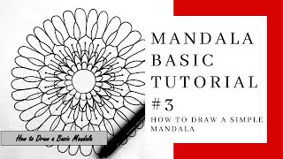 How to draw a Mandala for Beginners [upl. by Neils]