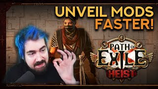 How to farm unveiled crafts faster  PoE Heist Quick Tip [upl. by Noble]