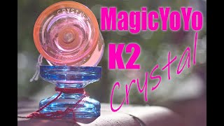 MagicYoYo K2 Crystal  Unboxing Review and PLAY [upl. by Disharoon]