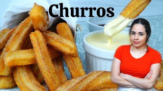 How to make DELICIOUS HOMEMADE CHURROS  Easy churro recipe [upl. by Marie-Jeanne84]