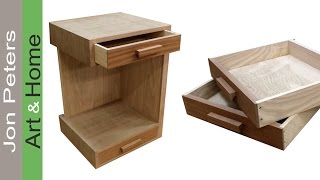 How to Build a Bedside Table – Nightstand FREE PLANS [upl. by Tuddor292]