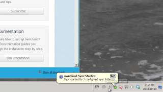 Installing the Owncloud client for Windows [upl. by Anelrad]