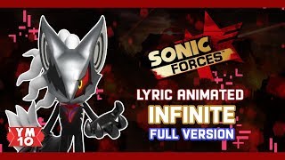 SONIC FORCES INFINITE ANIMATED LYRIC [upl. by Hanshaw305]