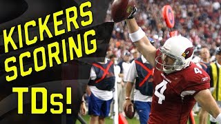 Kickers and Punters Scoring Touchdowns  NFL Highlights [upl. by Ahtiekal]