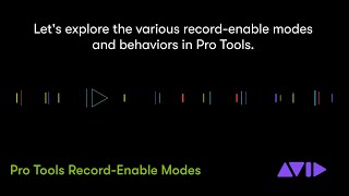 New in Pro Tools 2020 — RecordEnable Modes [upl. by Nywg38]