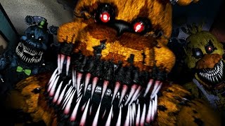 GOLDEN FREDDY ATTACKS  Five Nights at Freddys 4  Part 4 [upl. by Shoshana650]