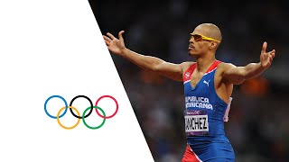 Felix Sanchez Wins 400m Hurdles Gold  London 2012 Olympics [upl. by Boutis103]