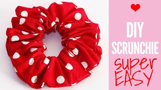 How to Make a Scrunchie  DIY Scrunchie Tutorial [upl. by Loydie]