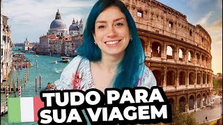 DICAS DE VIAGEM ITÁLIA  33 coisas para SABER ANTES DE VIAJAR [upl. by Ibmat]